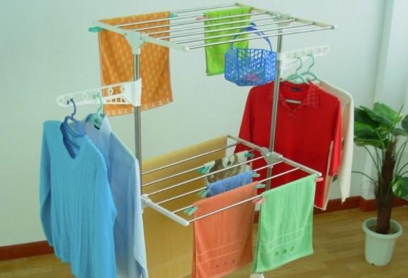 Types of clothesline for your clothes - Those with two or three floors 