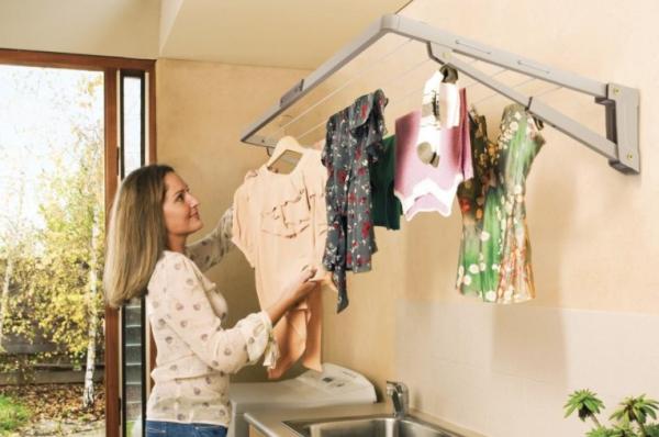 Types of clothesline for your clothes - The ideal solution for kitchen rags 