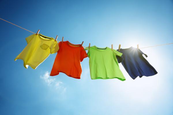 How to remove sweat smell from clothes - Sunlight