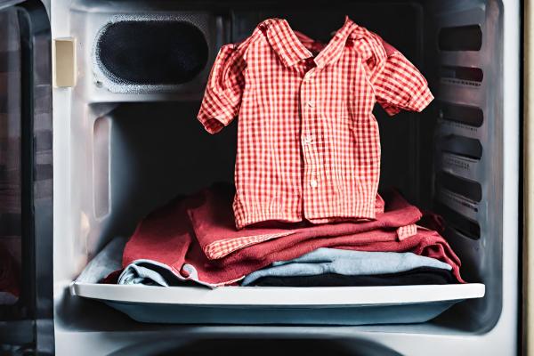 Drying clothes in the microwave, can it be done?  Know the risks