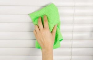 How to clean PVC blinds