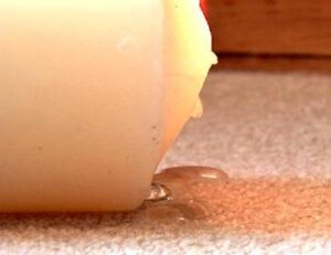 How to remove wax stains